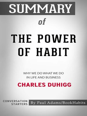 cover image of Summary of the Power of Habit